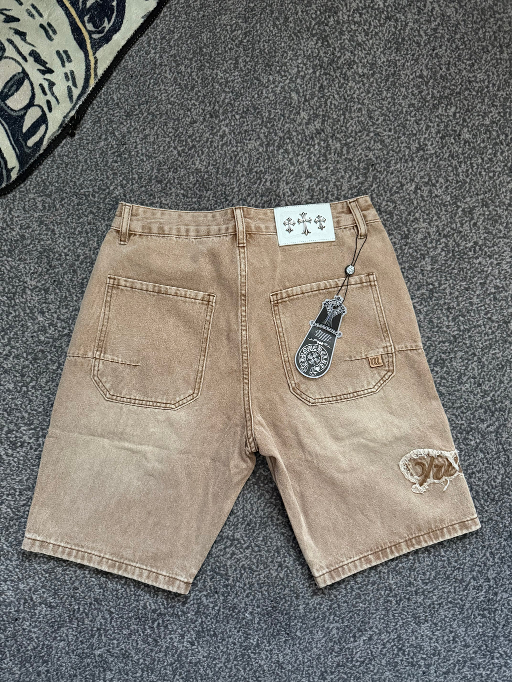 CHROME HEART JORTS
