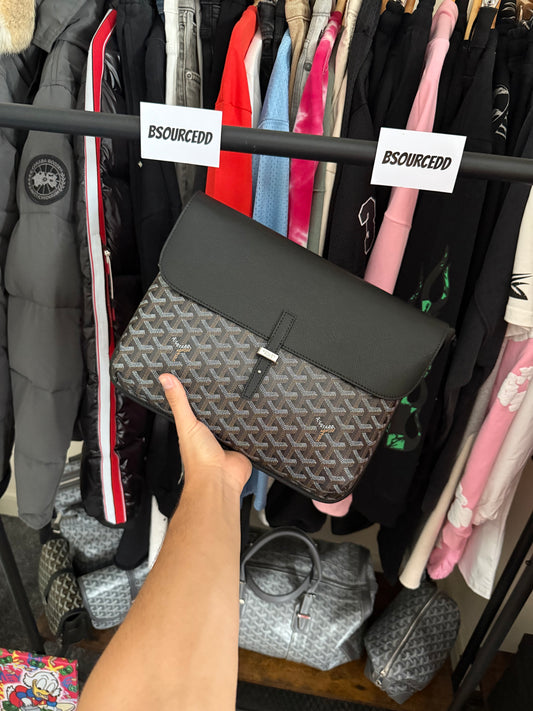 GOYARD COURSIER BLACK MESSENGER BAG
