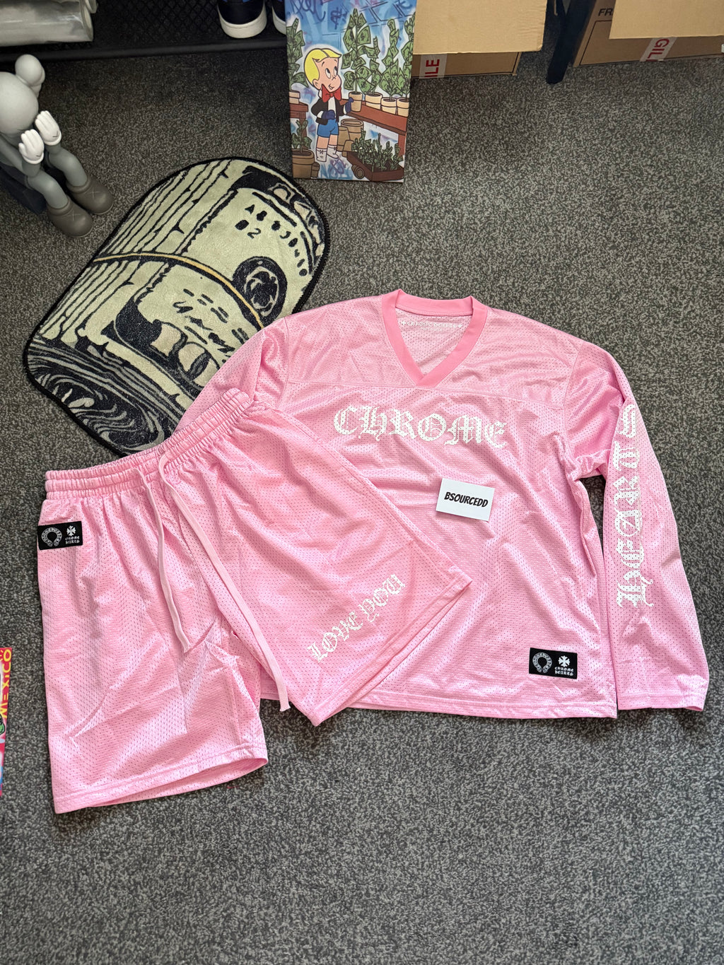 CHROME HEARTS SHORT SET