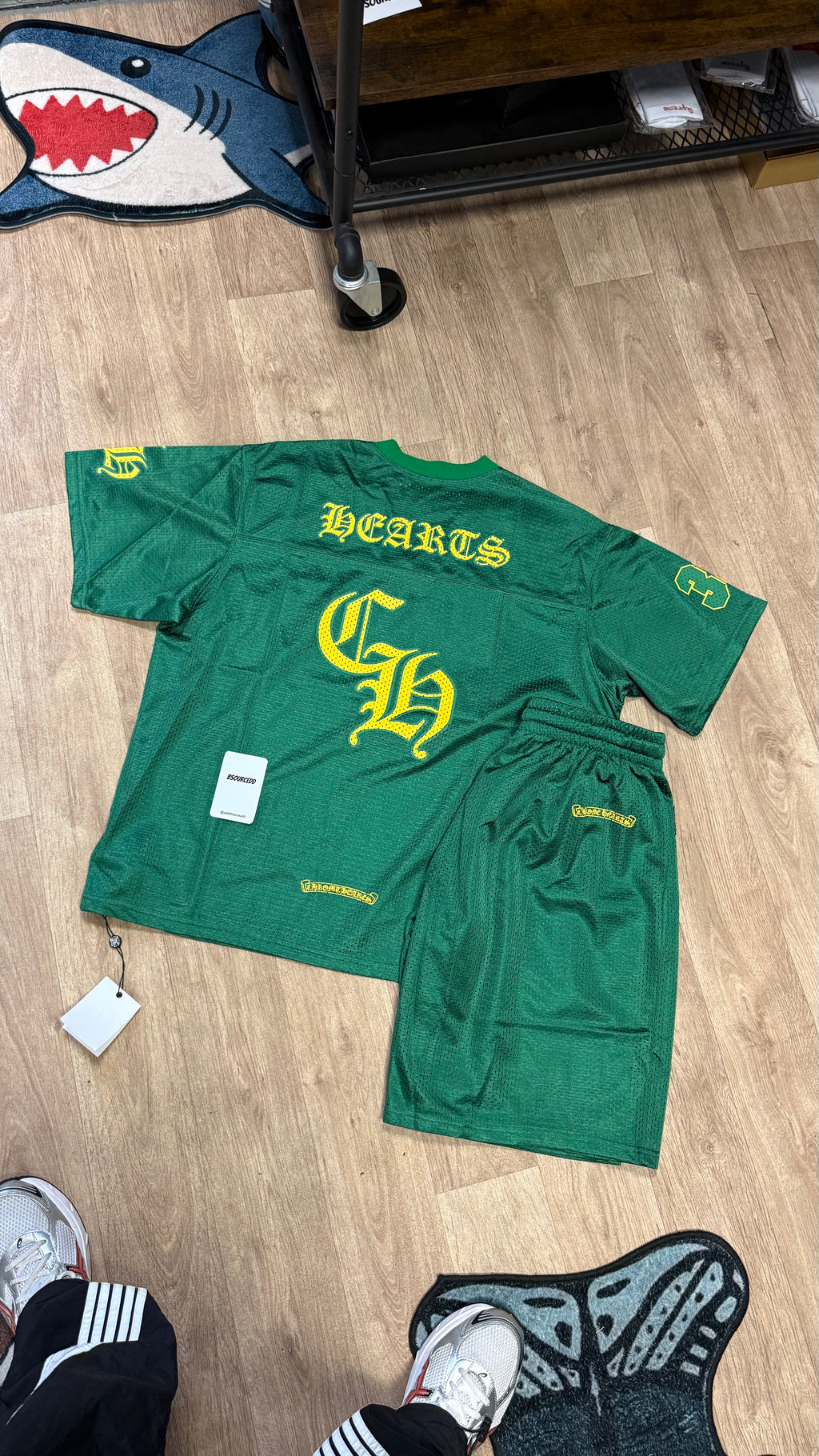 CHROME HEARTS SHORTS SET