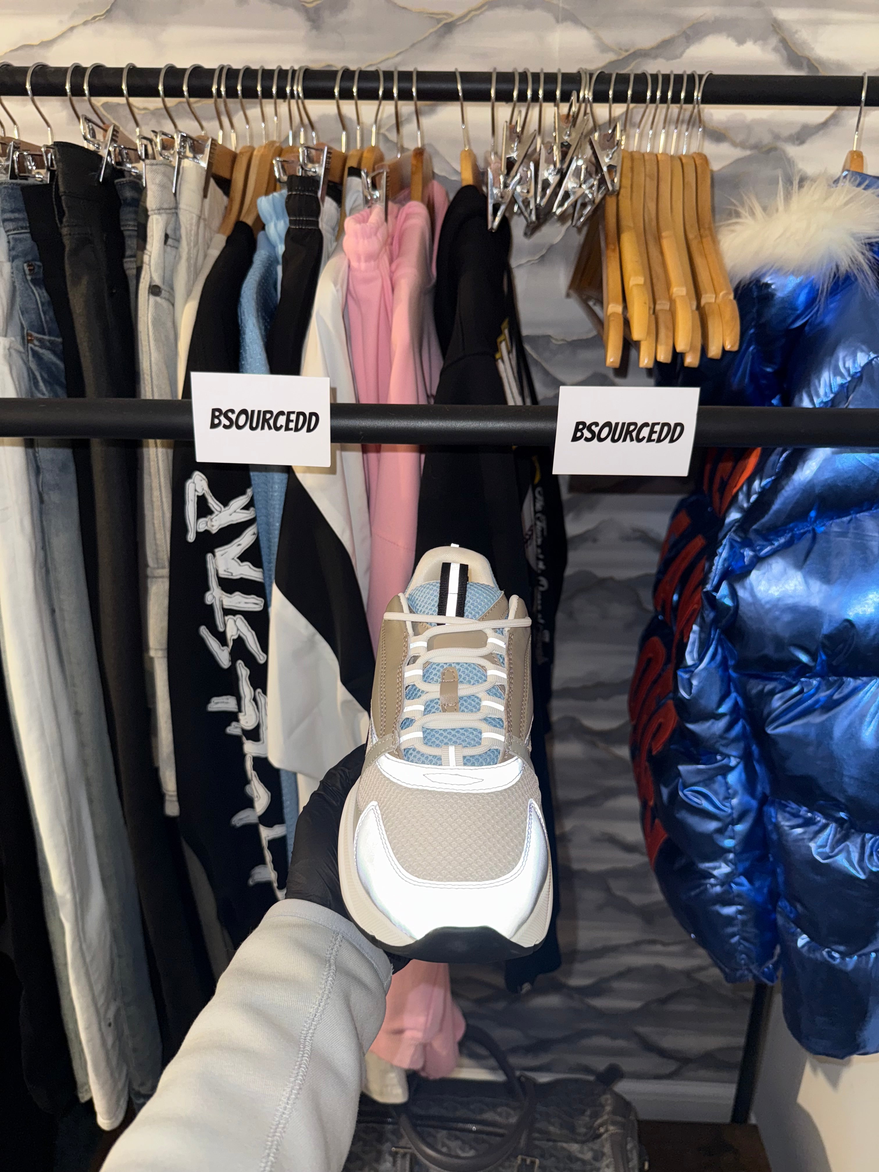 DIOR B22 SKY BLUE AND GREY