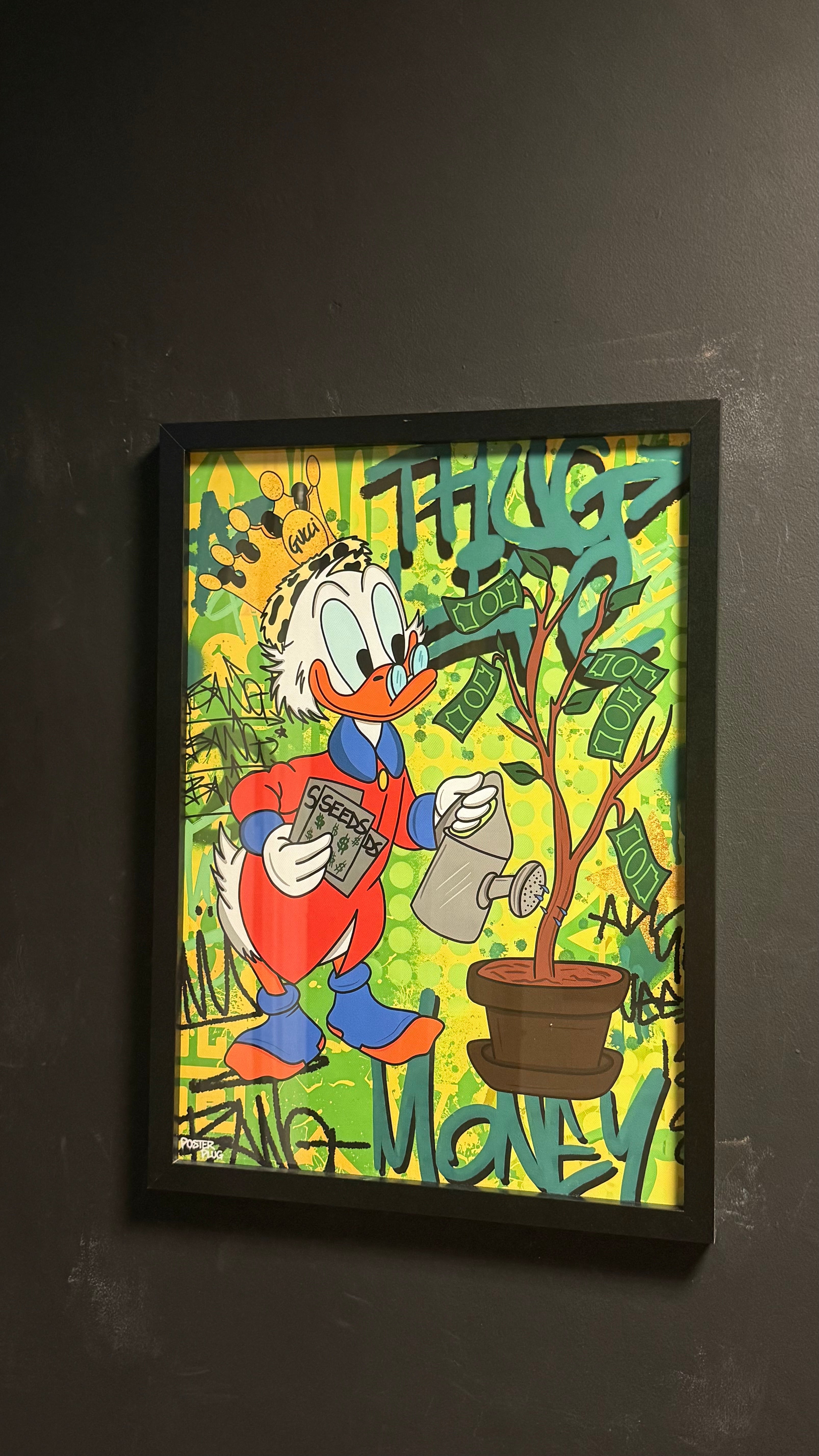 MONEY ART A2 GLASSED FRAME