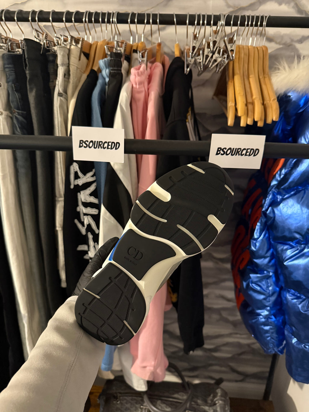 DIOR B22 SKY BLUE AND GREY