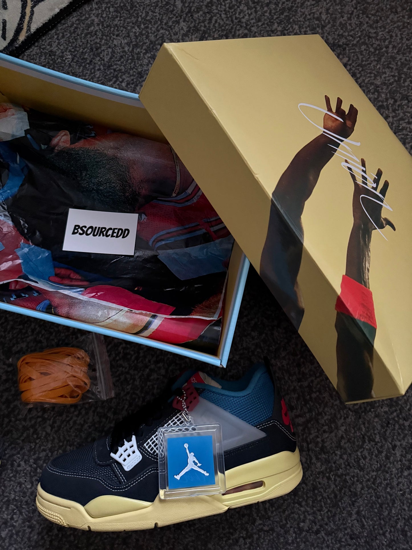 AIR JORDAN 4 RETRO UNION OFF NOIR