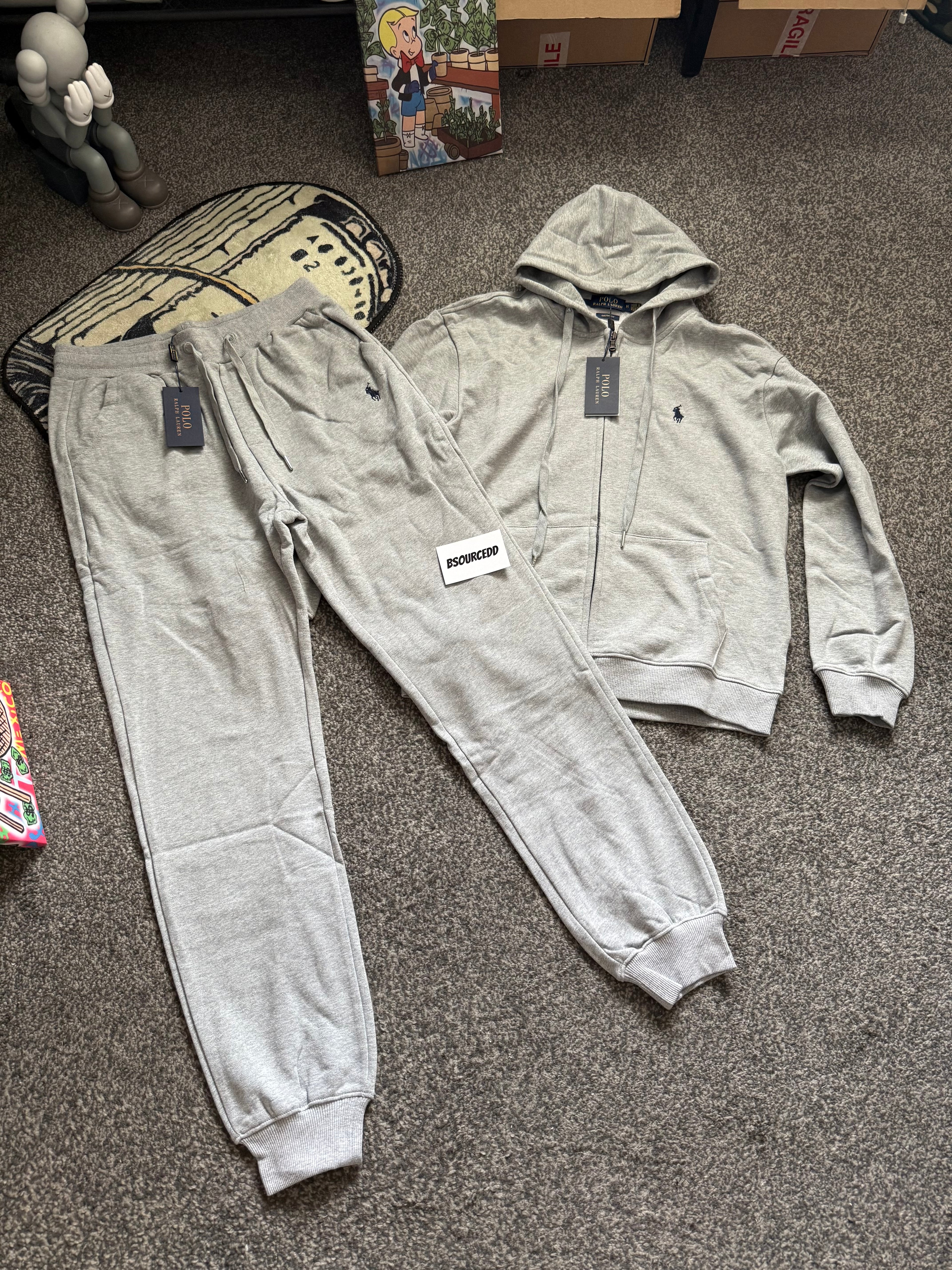 RALPH LAUREN TRACKSUIT GREY