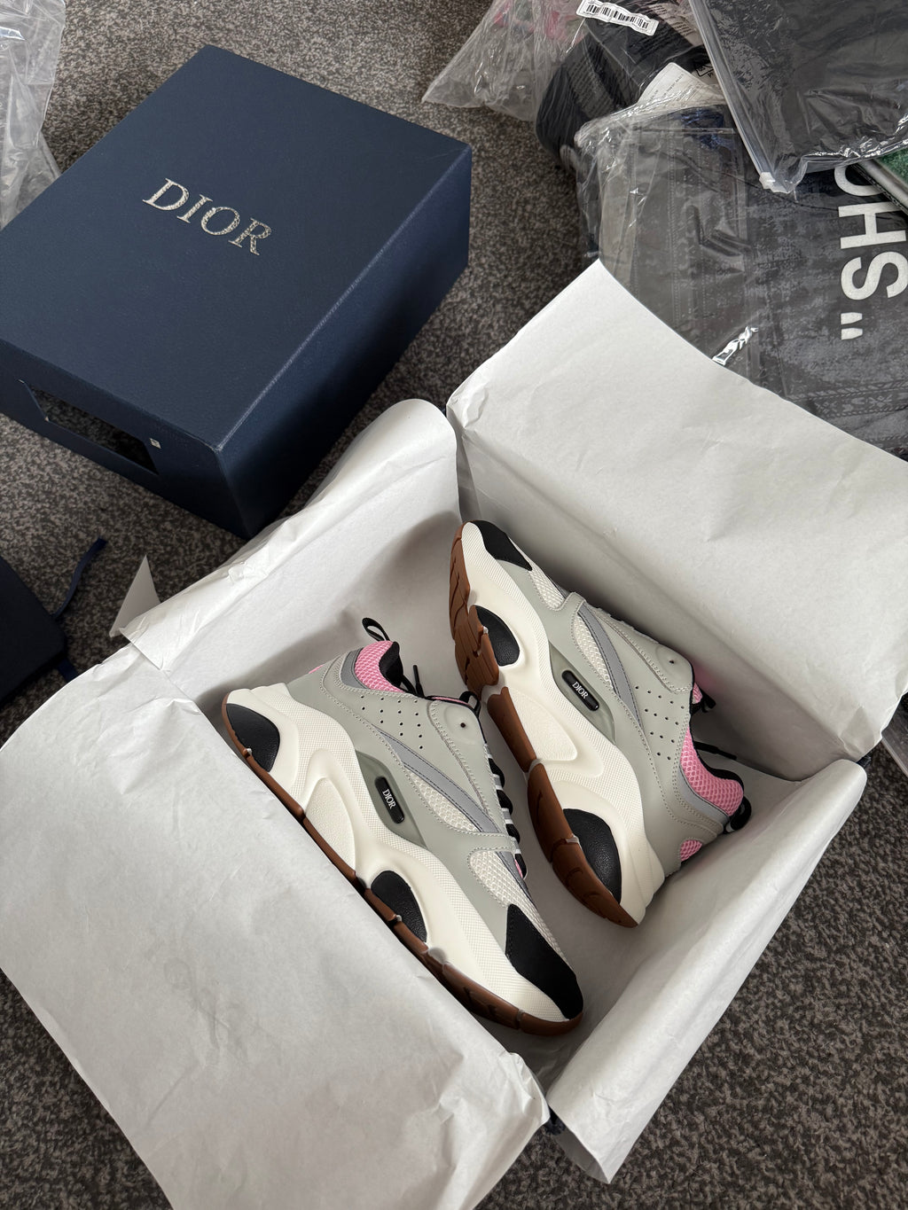 DIOR B22 PALE PINK GREY