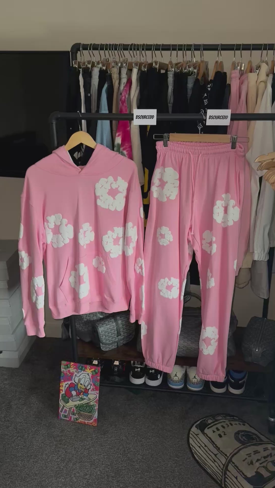 DENIM TEARS TRACKSUIT ‘PINK’