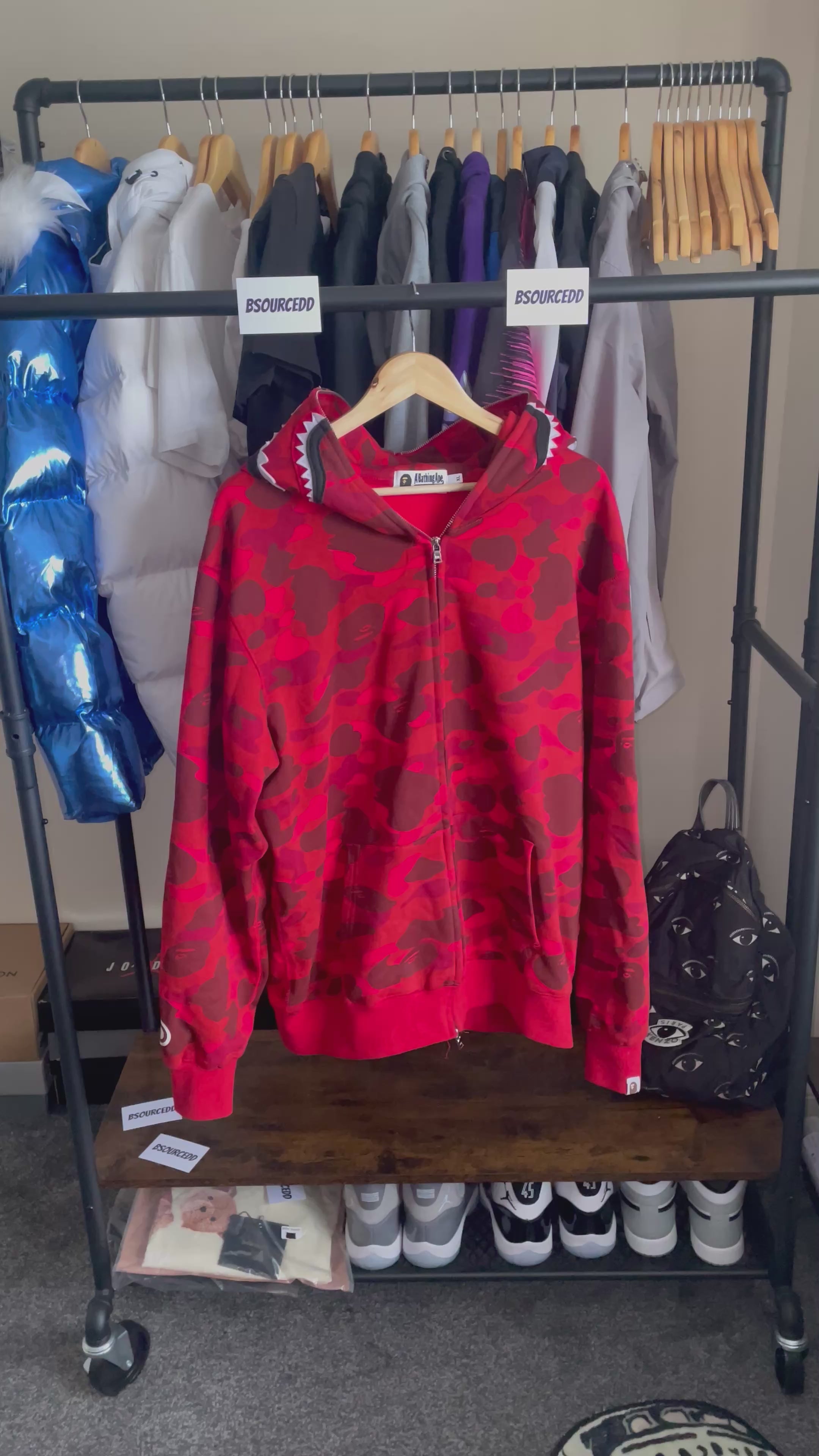 BAPE CAMO JACKET RED