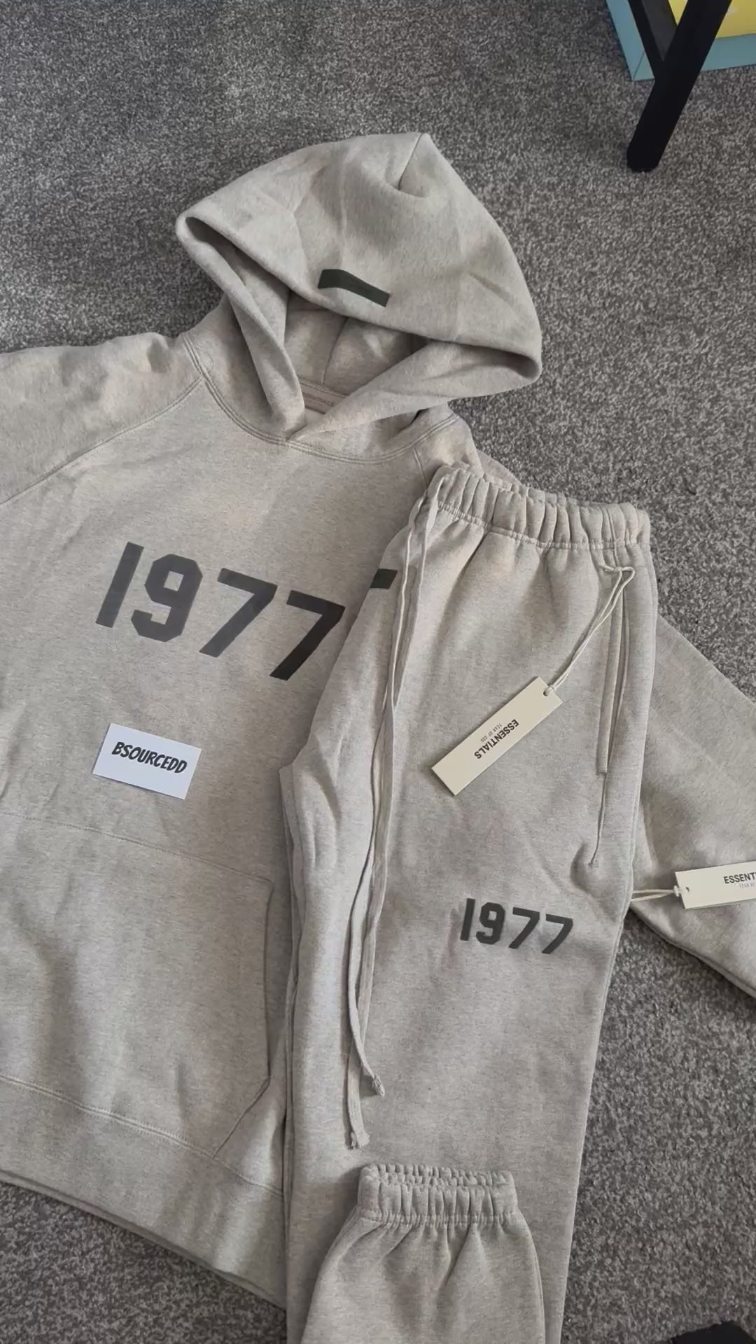 ESSENTIALS 1977 GREY TRACKSUIT