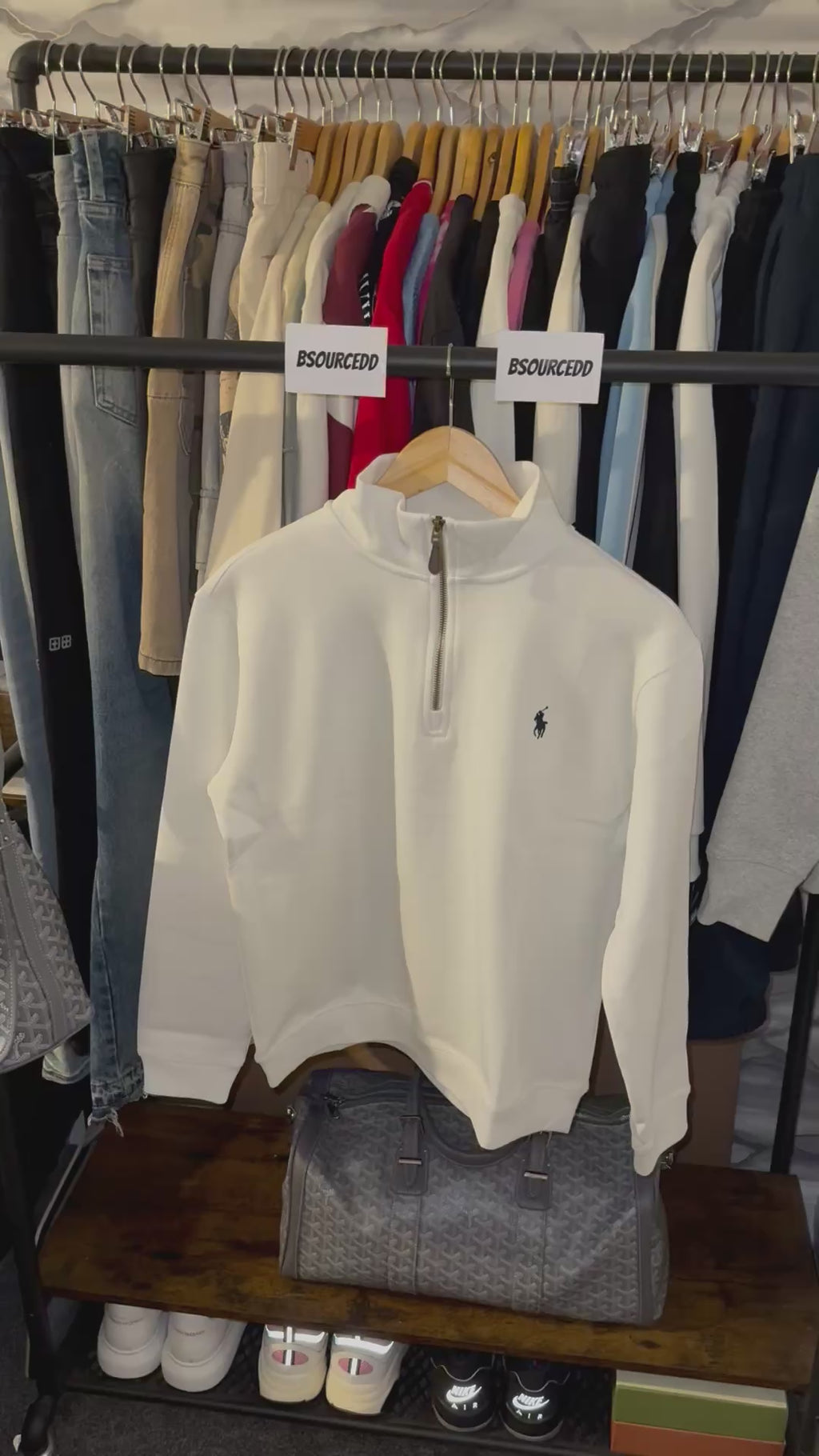 RALPH LAUREN QUATER ZIP