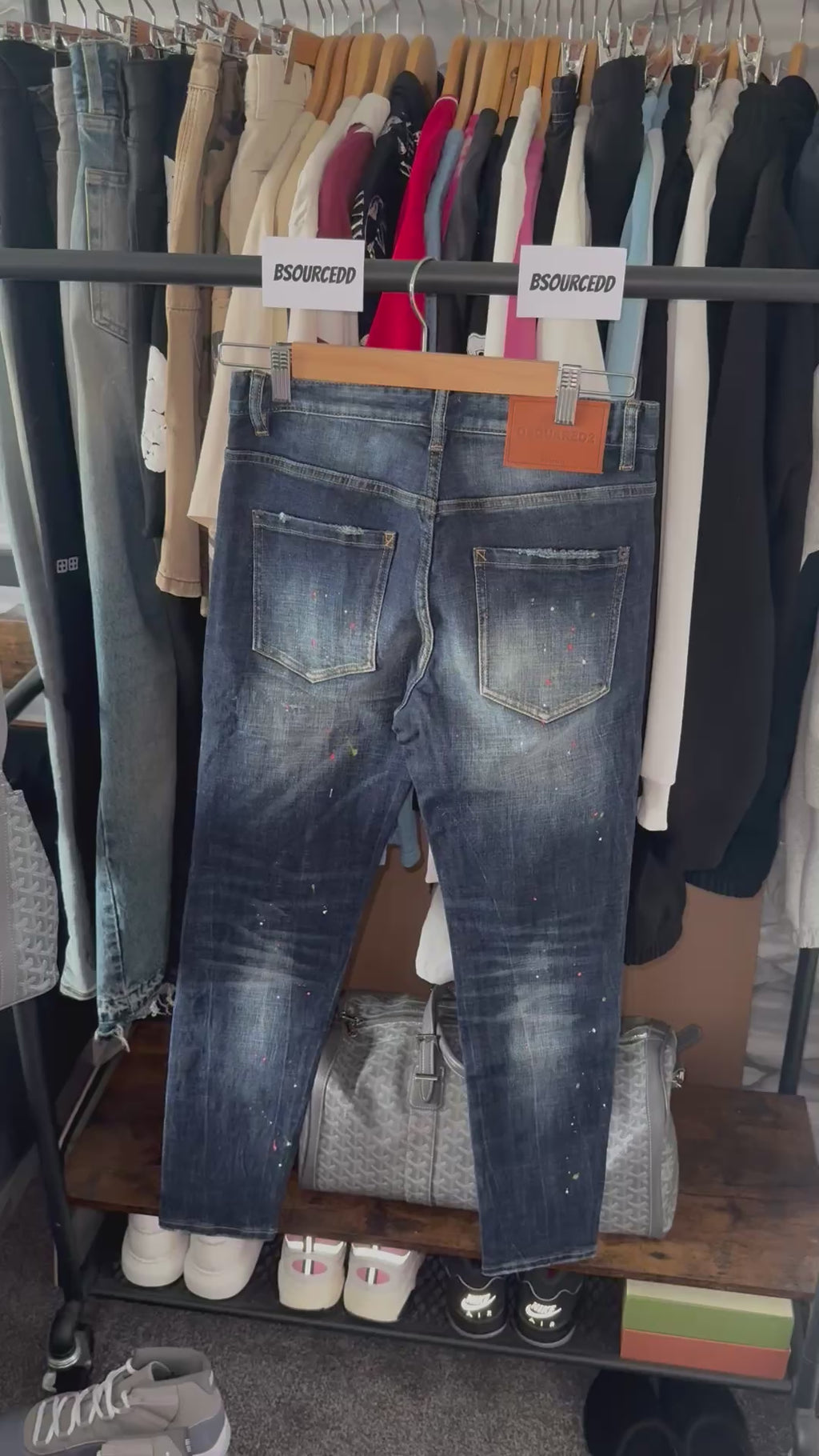 DSQUAREDD2 COOL GUY SLIM JEANS - BLUE