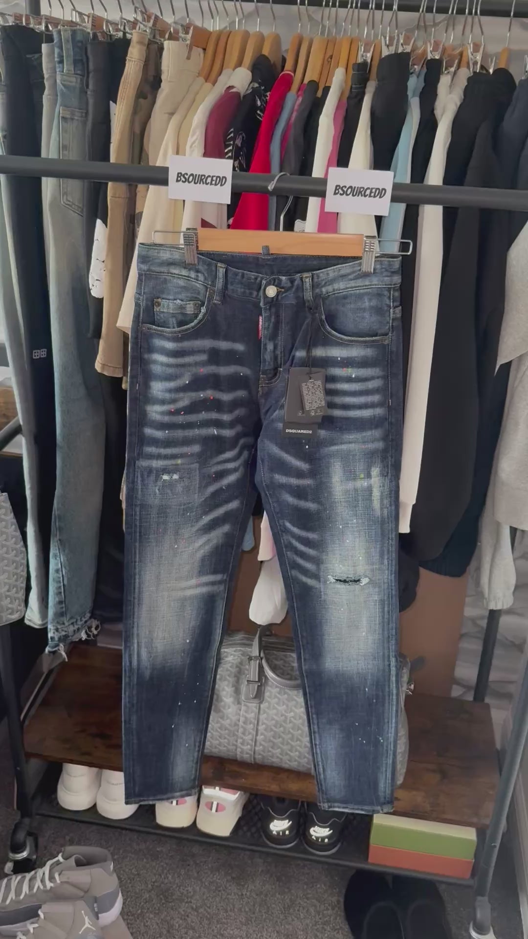 DSQUAREDD2 COOL GUY SLIM JEANS - BLUE