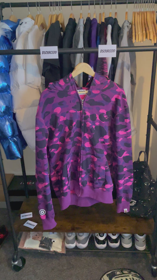BAPE CAMO JACKET PURPLE
