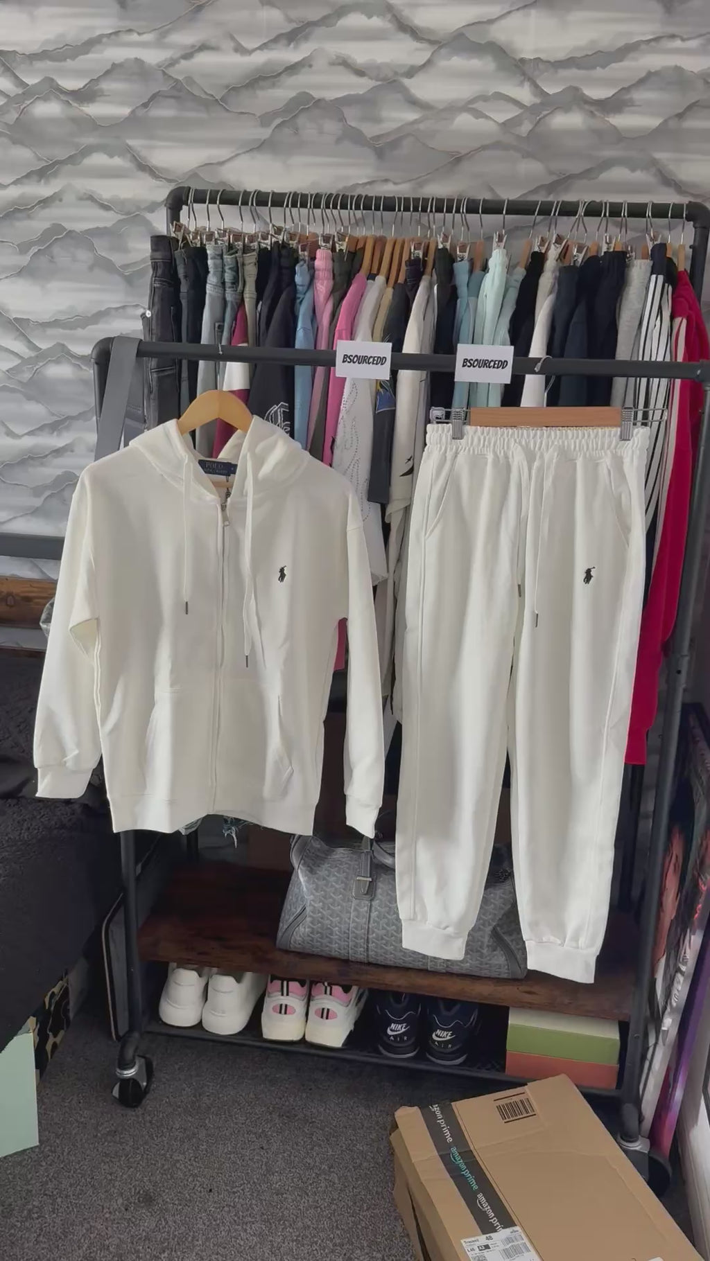 RALPH LAUREN TRACKSUIT WHITE