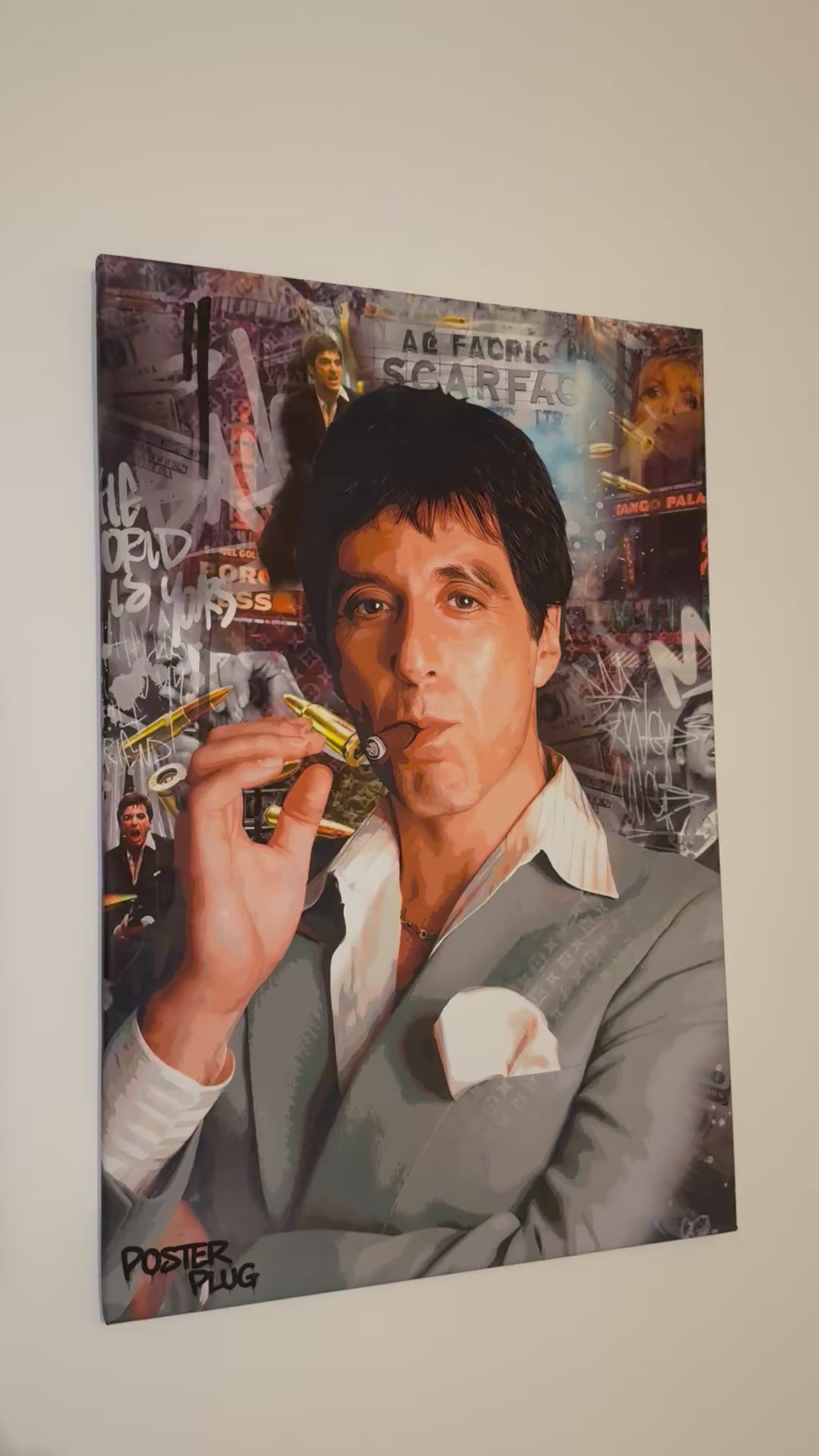 TONY MONTANA CANVAS A1