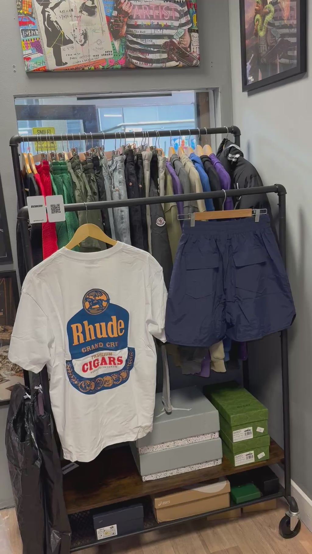 RHUDE SHORTS SET