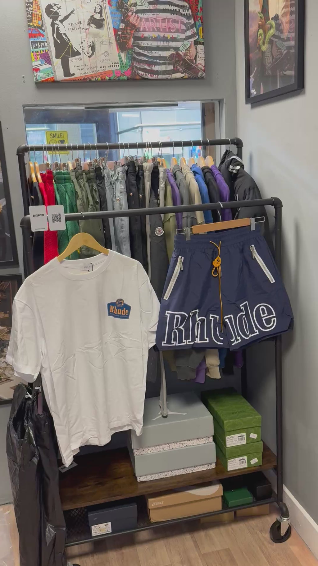 RHUDE SHORTS SET