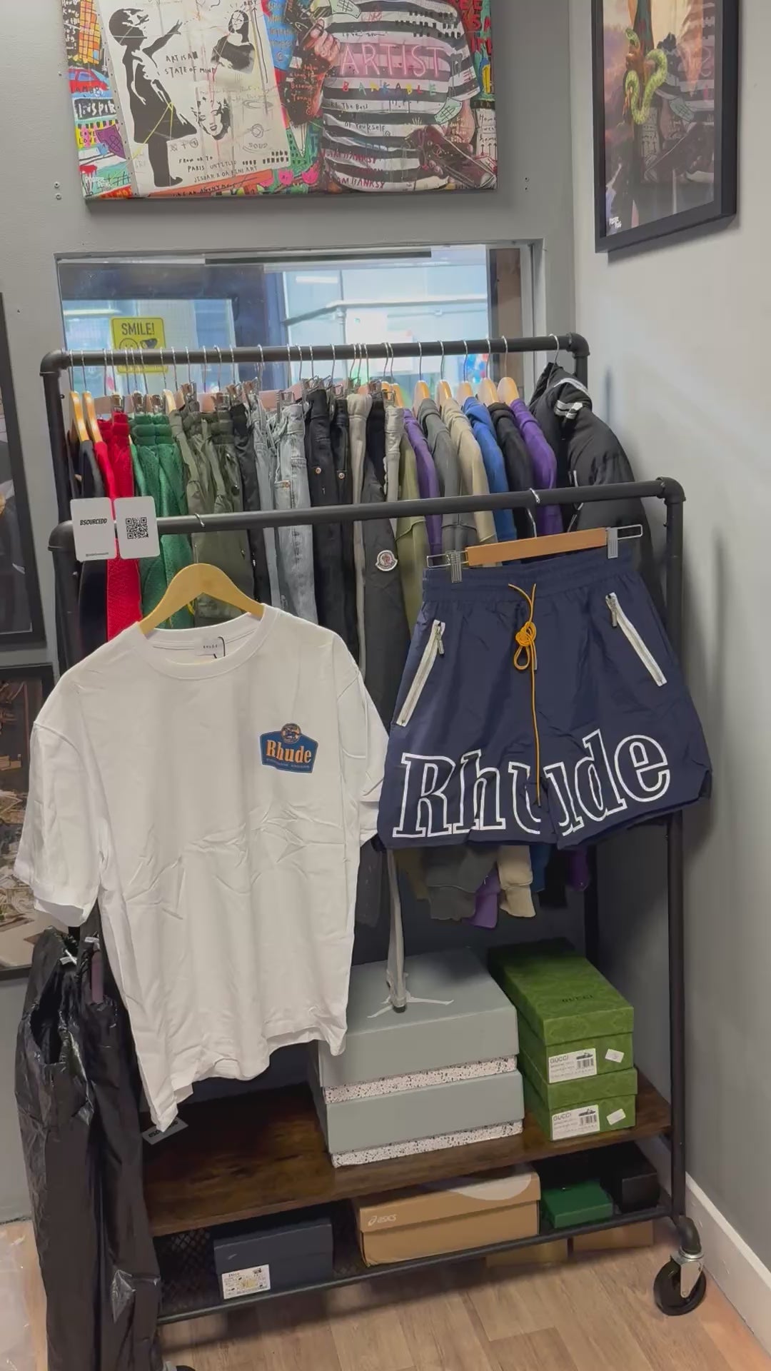 RHUDE SHORTS SET