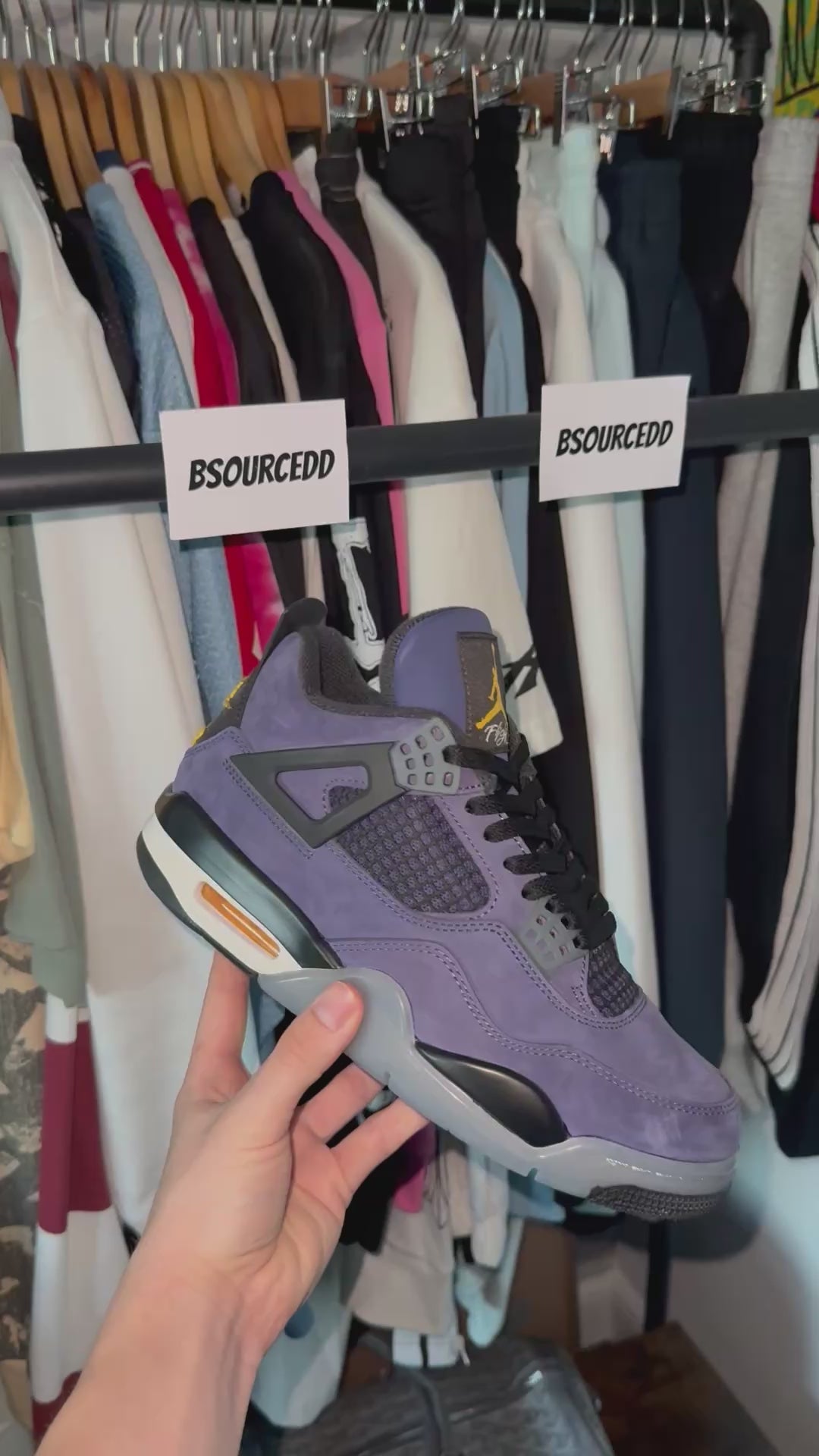 JORDAN 4’S PURPLE