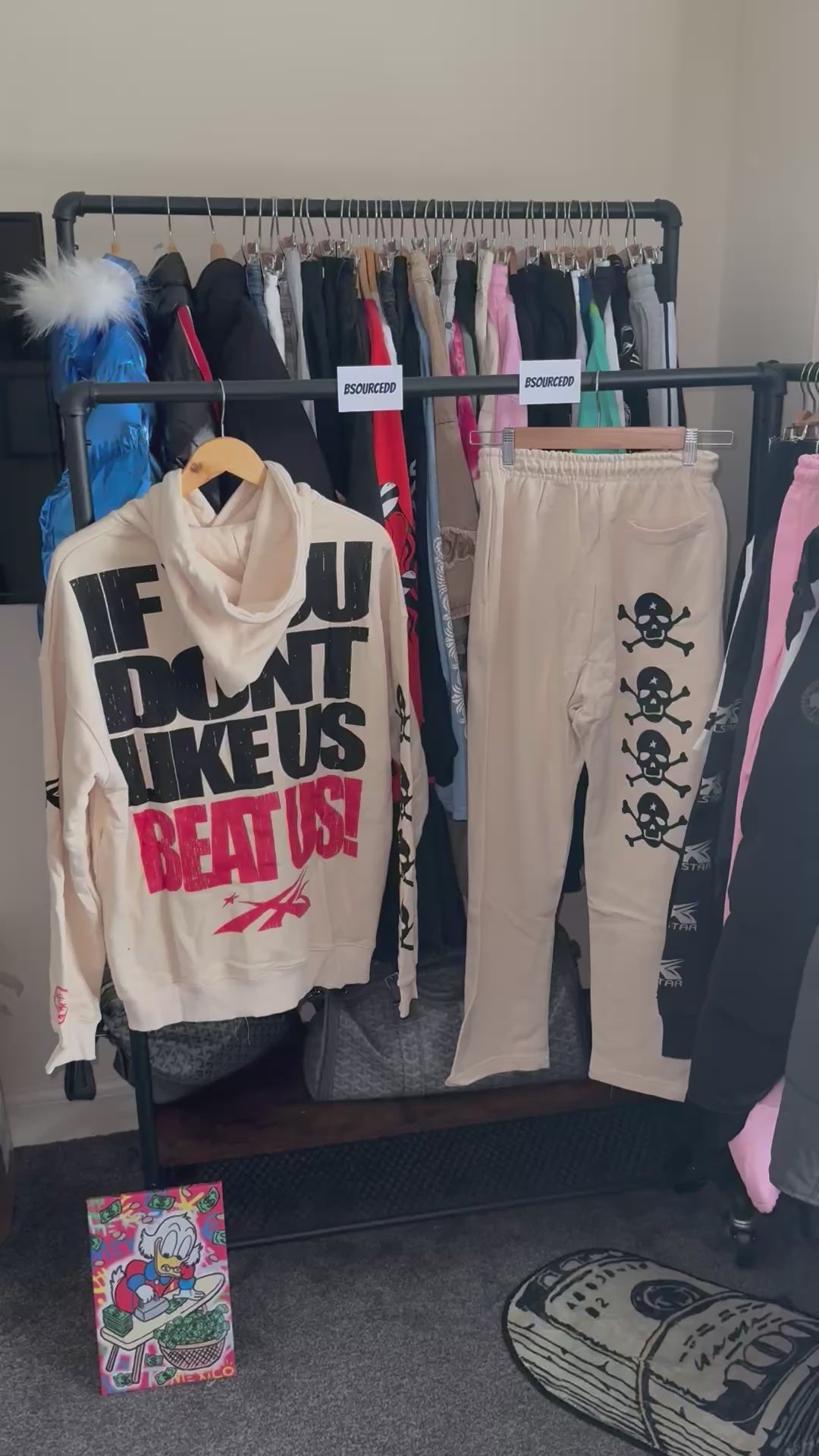 HELLSTAR TRACKSUIT ‘IF YOU DONT LIKE US BEAT US!’