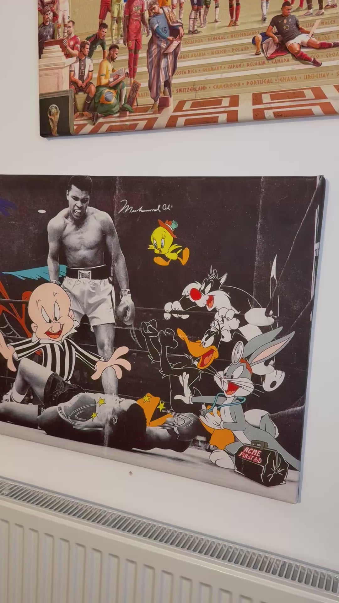 Muhammad Ali x Looney Tunes Canvas