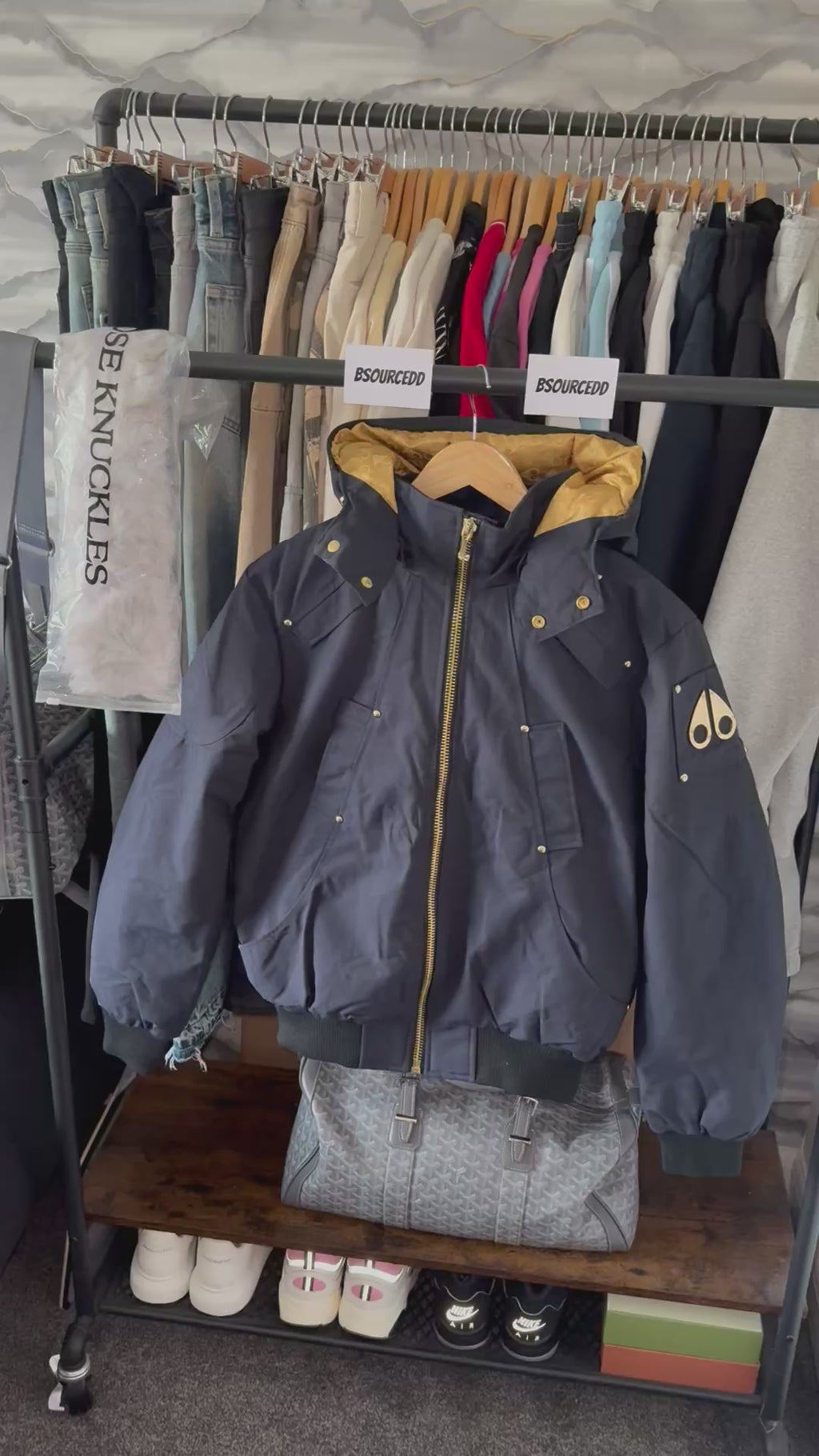 MOOSE KNUCKLES JACKET GOLD