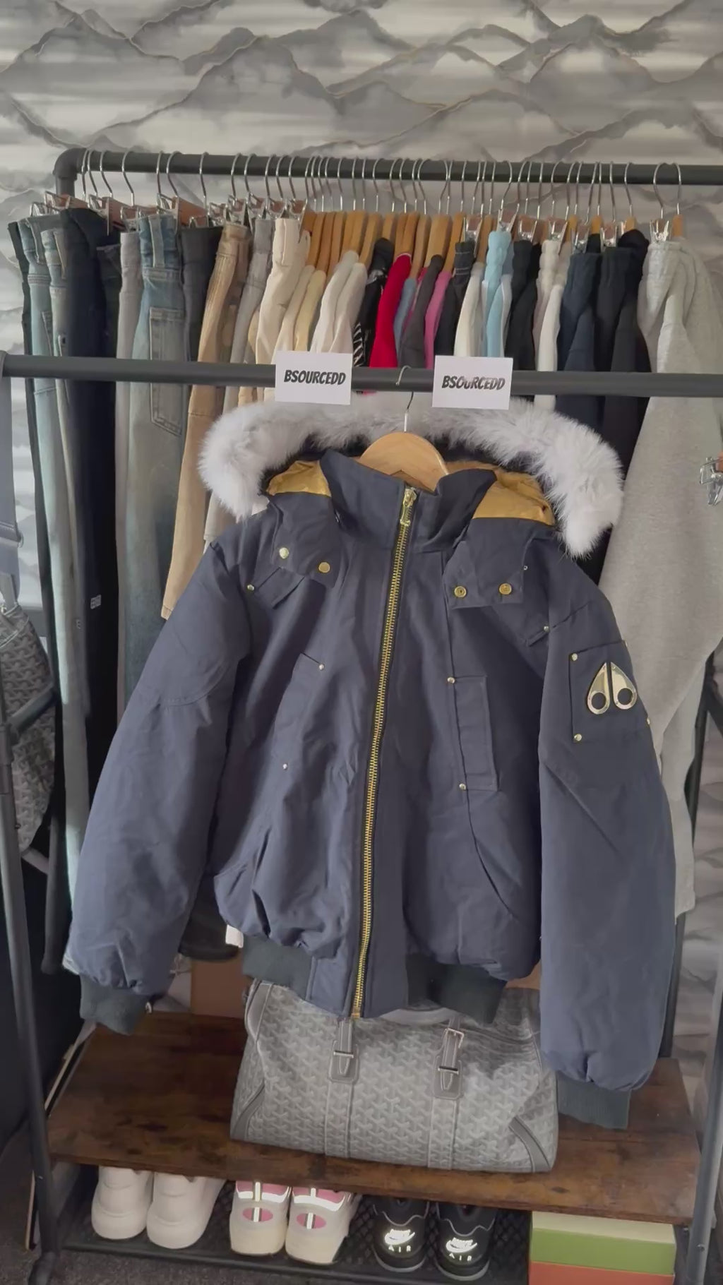 MOOSE KNUCKLES JACKET GOLD