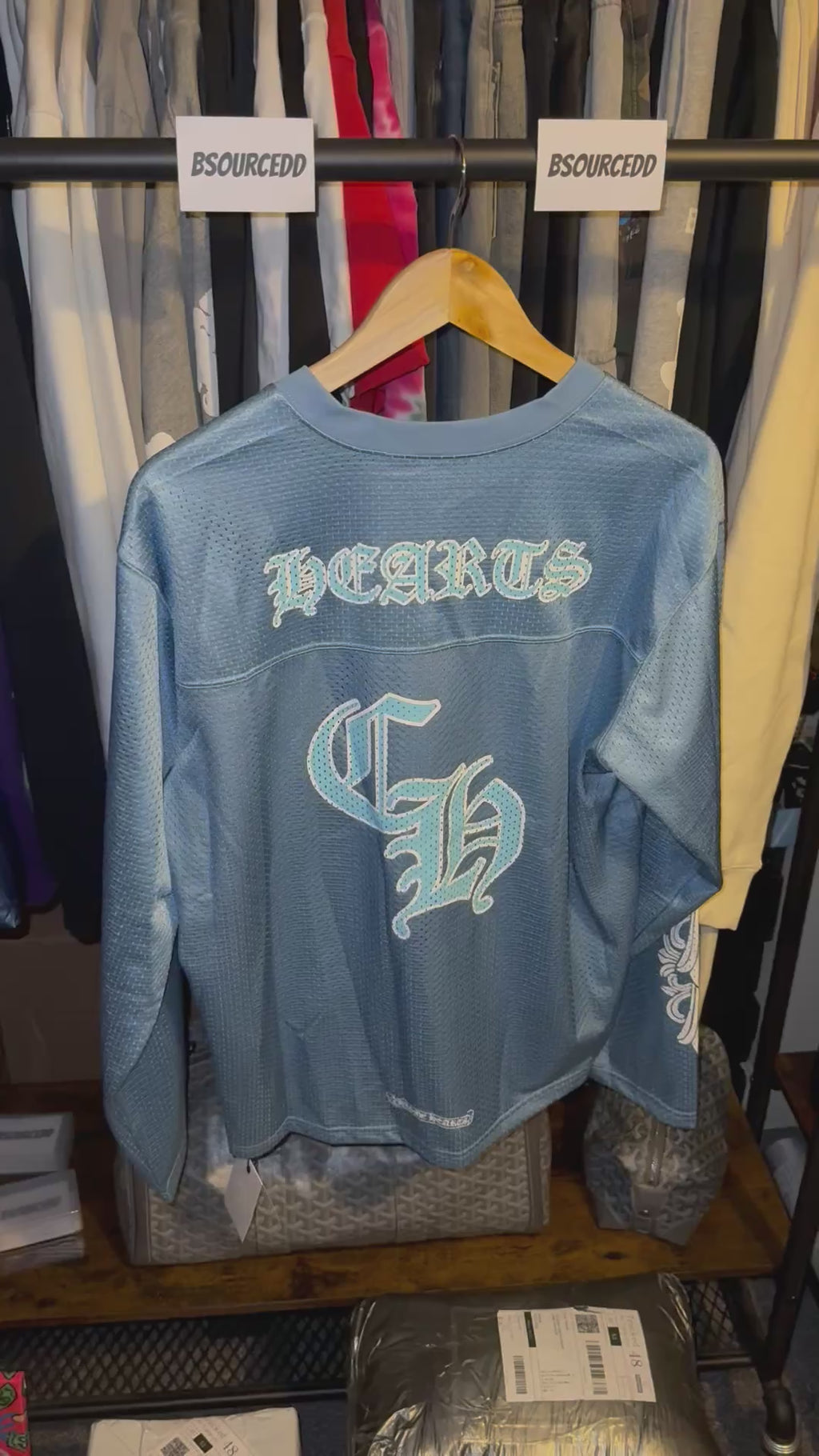 CHROME HEARTS JERSEY BABY BLUE